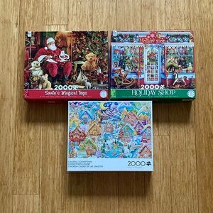 2000-Piece Holiday Puzzle Set